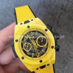 BBF Factory Hublot Big Bang Unico 441.CY.471Y.RX 42mm Yellow Ceramics Yellow Rubber Strap Y ( (8) BBF Factory Hublot Big Bang Unico 441.CY.471Y.RX 42mm Yellow Ceramics Yellow Rubber Strap Yellow Skeletonized Dial