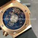 BBF Factory Hublot Big Bang Unico 441.OL.5181.RX 42mm Rose Gold Rubber Strap Skeletonized Blue Dia (6) BBF Factory Hublot Big Bang Unico 441.OL.5181.RX 42mm Rose Gold Rubber Strap Ceramic Bezel Skeletonized Blue Dial