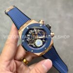 BBF Factory Hublot Big Bang Unico 441.OL.5181.RX 42mm Rose Gold Rubber Strap Skeletonized Blue Dia (9) BBF Factory Hublot Big Bang Unico 441.OL.5181.RX 42mm Rose Gold Rubber Strap Ceramic Bezel Skeletonized Blue Dial