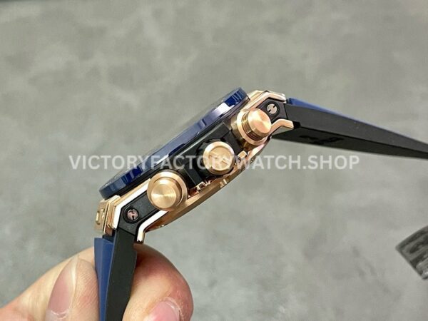 BBF Factory Hublot Big Bang Unico 441.OL.5181.RX 42mm Rose Gold Rubber Strap Skeletonized Blue Dial (1) BBF Factory Hublot Big Bang Unico 441.OL.5181.RX 42mm Rose Gold Rubber Strap Ceramic Bezel Skeletonized Blue Dial