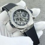 BBF Factory Hublot Big Bang Unico 44mm 421.NX.1170.RX Titanium Rubber Strap Skeletonized Dial (3) BBF Factory Hublot Big Bang Unico 42mm 421.NX.1170.RX Titanium Rubber Strap Skeletonized Dial