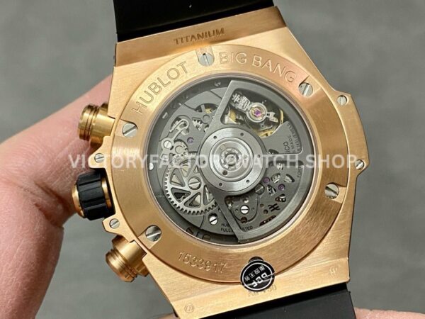 BBF Factory Hublot Big Bang Unico 44mm 421.OX.1180.RX.0904 Diamond Rose Gold Skeletonized (2) BBF Factory Hublot Big Bang Unico 44mm 421.OX.1180.RX.0904 Diamond Rose Gold Skeletonized Dial