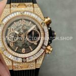 BBF Factory Hublot Big Bang Unico 44mm 421.OX.1180.RX.0904 Diamond Rose Gold Skeletonized (5) BBF Factory Hublot Big Bang Unico 421.OX.1180.RX.0904 44mm diamond rose gold skeletonized dial replica watch