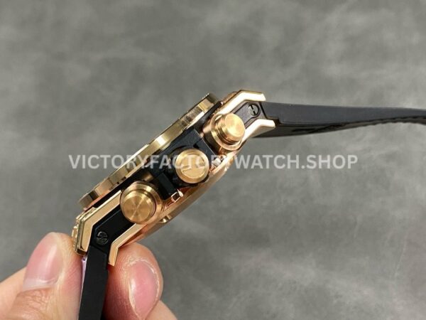 BBF Factory Hublot King Gold Rainbow Big Bang Unico 441 (5) BBF Factory Hublot King Gold Rainbow Big Bang Unico 441.ox.9910.LR.0999 45mm Rose Gold Diamond Leather Strap Skeletonized Arabic Numerals Dial