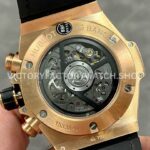 BBF Factory Hublot King Gold Rainbow Big Bang Unico 441 (6) BBF Factory Hublot King Gold Rainbow Big Bang Unico 441.ox.9910.LR.0999 45mm Rose Gold Diamond Leather Strap Skeletonized Arabic Numerals Dial
