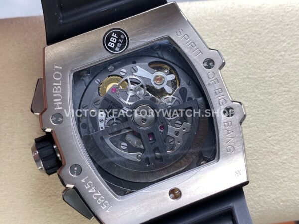 BBF Factory Hublot Spirit of Big Bang 642.NL.7170.RX 42mm Titanium Blue (1) BBF Factory Hublot Spirit of Big Bang 642.NL.7170.RX 42mm Titanium Blue Rubber Strap Blue Ceramic Skeletonized Blue Dial