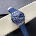 BBF Factory Hublot Spirit of Big Bang 642.NL.7170.RX 42mm Titanium Blue ( (4) BBF Factory Hublot Spirit of Big Bang 642.NL.7170.RX 42mm Titanium Blue Rubber Strap Blue Ceramic Skeletonized Blue Dial