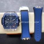 BBF Factory Hublot Spirit of Big Bang 642.NL.7170.RX 42mm Titanium Blue ( (5) BBF Factory Hublot Spirit of Big Bang 642.NL.7170.RX 42mm Titanium Blue Rubber Strap Blue Ceramic Skeletonized Blue Dial