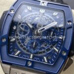 BBF Factory Hublot Spirit of Big Bang 642.NL.7170.RX 42mm Titanium Blue ( (8) BBF Factory Hublot Spirit of Big Bang 642.NL.7170.RX 42mm Titanium Blue Rubber Strap Blue Ceramic Skeletonized Blue Dial