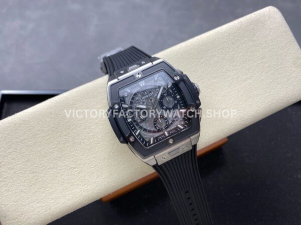 BBF Factory Hublot Spirit of Big Bang 642.NM.0170.RX 42mm Titanium B ( BBF Factory Hublot Spirit of Big Bang 642.NM.0170.RX 42mm Titanium Black Rubber Strap Black Ceramic Skeletonized Black Dial