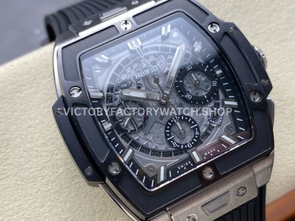BBF Factory Hublot Spirit of Big Bang 642.NM.0170.RX 42mm Titanium B (1) BBF Factory Hublot Spirit of Big Bang 642.NM.0170.RX 42mm Titanium Black Rubber Strap Black Ceramic Skeletonized Black Dial