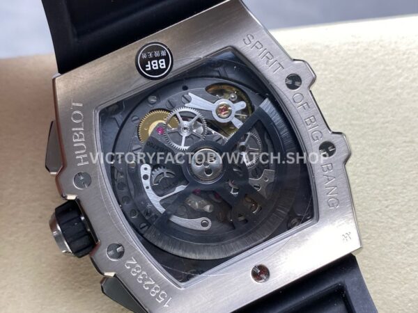 BBF Factory Hublot Spirit of Big Bang 642.NM.0170.RX 42mm Titanium B ( (4) BBF Factory Hublot Spirit of Big Bang 642.NM.0170.RX 42mm Titanium Black Rubber Strap Black Ceramic Skeletonized Black Dial