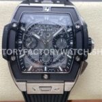 BBF Factory Hublot Spirit of Big Bang 642.NM.0170.RX 42mm Titanium B ( (9) BBF Factory Hublot Spirit of Big Bang 642.NM.0170.RX 42mm titanium black rubber strap black ceramic skeletonized black dial replica watch