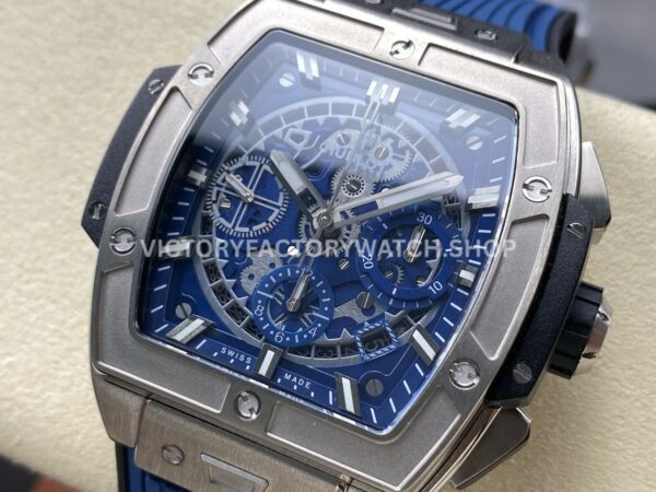 BBF Factory Hublot Spirit of Big Bang 642.NX.0170.RX 42mm Titanium ( (3) BBF Factory Hublot Spirit of Big Bang 642.NX.0170.RX 42mm Titanium Black Rubber Strap Titanium Bezel Skeletonized Black Dial