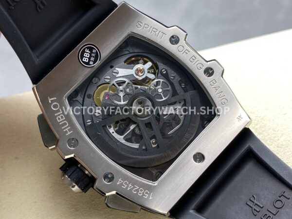 BBF Factory Hublot Spirit of Big Bang 642.NX.0170.RX 42mm Titanium ( (5) BBF Factory Hublot Spirit of Big Bang 642.NX.0170.RX 42mm Titanium Black Rubber Strap Titanium Bezel Skeletonized Black Dial