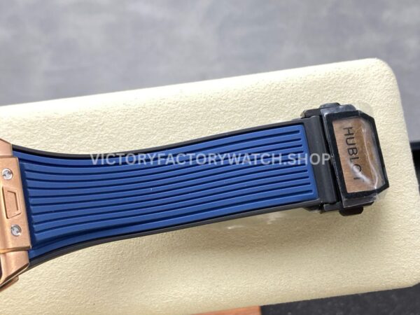 BBF Factory Hublot Spirit of Big Bang 642.OL.7180.RX 42mm Rose Gold Bl ( (4) BBF Factory Hublot Spirit of Big Bang 642.OL.7180.RX 42mm Rose Gold Blue Rubber Strap Blue Ceramic Skeletonized Blue Dial