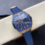 BBF Factory Hublot Spirit of Big Bang 642.OL.7180.RX 42mm Rose Gold Bl ( (5) BBF Factory Hublot Spirit of Big Bang 642.OL.7180.RX 42mm Rose Gold Blue Rubber Strap Blue Ceramic Skeletonized Blue Dial