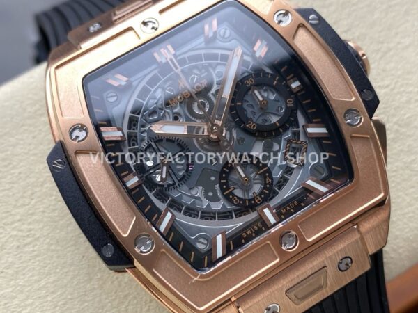BBF Factory Hublot Spirit of Big Bang 642.OX.0180.RX 42mm Rose ( (7) BBF Factory Hublot Spirit of Big Bang 642.OX.0180.RX 42mm Rose Gold Black Rubber Strap Skeletonized Black Dial