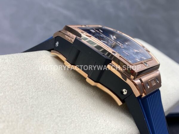BBF Factory Hublot Spirit of Big Bang 642.OX.7180.RX 42mm Rose Go (1) BBF Factory Hublot Spirit of Big Bang 642.NX.7170.RX 42mm Titanium Blue Rubber Strap Titanium Bezel Skeletonized Blue Dial