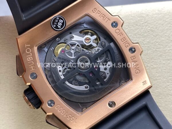 BBF Factory Hublot Spirit of Big Bang 642.OX.7180.RX 42mm Rose Go ( (6) BBF Factory Hublot Spirit of Big Bang 642.NX.7170.RX 42mm Titanium Blue Rubber Strap Titanium Bezel Skeletonized Blue Dial