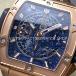 BBF Factory Hublot Spirit of Big Bang 642.OX.7180.RX 42mm Rose Go ( (8) BBF Factory Hublot Spirit of Big Bang 642.NX.7170.RX 42mm Titanium Blue Rubber Strap Titanium Bezel Skeletonized Blue Dial