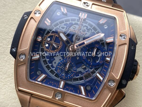 BBF Factory Hublot Spirit of Big Bang 642.OX.7180.RX 42mm Rose Go ( (8) BBF Factory Hublot Spirit of Big Bang 642.NX.7170.RX 42mm Titanium Blue Rubber Strap Titanium Bezel Skeletonized Blue Dial