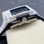 BBF Factory Hublot Square Bang 821.HX.0170.RX 42mm White Ceramic Rubber Strap Skeletonized Dial (4) BBF Factory Hublot Square Bang 821.HX.0170.RX 42mm White Ceramic Rubber Strap Skeletonized Dial
