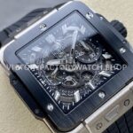 BBF Factory Hublot Square Bang 821.NM.0170.RX 42mm Titanium Rubber Strap Skeletonized Dial (2) BBF Factory Hublot Square Bang 821.NM.0170.RX 42mm Titanium Rubber Strap Skeletonized Dial