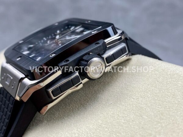 BBF Factory Hublot Square Bang 821.NM.0170.RX 42mm Titanium Rubber Strap Skeletonized Dial (5) BBF Factory Hublot Square Bang 821.NM.0170.RX 42mm Titanium Rubber Strap Skeletonized Dial