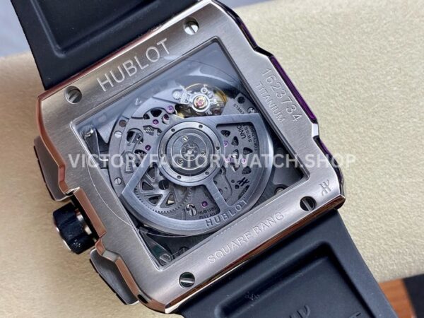 BBF Factory Hublot Square Bang 821.NX.0170.RX 42mm Titanium Black Rubber Strap Titanium Bezel Skeletonized D ( BBF Factory Hublot Square Bang 821.NX.0170.RX 42mm Titanium Black Rubber Strap Titanium Bezel Skeletonized Dial