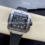 BBF Factory Hublot Square Bang 821.NX.0170.RX 42mm Titanium Black Rubber Strap Titanium Bezel Skeletonized D ( (3) BBF Factory Hublot Square Bang 821.NX.0170.RX 42mm Titanium Black Rubber Strap Titanium Bezel Skeletonized Dial
