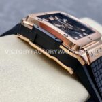 BBF Factory Hublot Square Bang 821.OX.0180.RX 42mm Rose Gold Rubber Strap Skeletonized Dial (4) BBF Factory Hublot Square Bang 821.OX.0180.RX 42mm Rose Gold Rubber Strap Skeletonized Dial