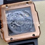 BBF Factory Hublot Square Bang 821.OX.0180.RX 42mm Rose Gold Rubber Strap Skeletonized Dial (5) BBF Factory Hublot Square Bang 821.OX.0180.RX 42mm Rose Gold Rubber Strap Skeletonized Dial