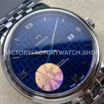 GT Factory Omega De Ville Prestige 424.10.40.20.03.003 39.5mm Full Steel Roman Number Blue Bear Dial (2) GT Factory Omega De Ville Prestige 424.10.40.20.03.003 39.5mm Full Steel Roman Number Blue Bear Dial