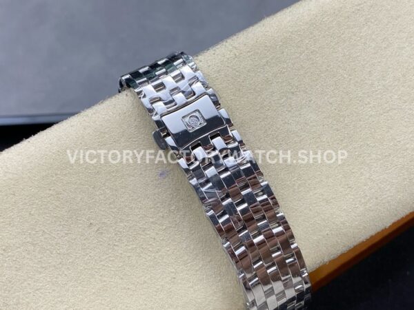 GT Factory Omega De Ville Prestige 424.10.40.20.03.003 39.5mm Full Steel Roman Number Blue Bear Dial (5) GT Factory Omega De Ville Prestige 424.10.40.20.03.003 39.5mm Full Steel Roman Number Blue Bear Dial