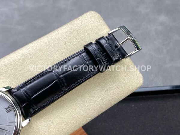 GT Factory Omega De Ville Prestige 424.13.40.20.02.001 39.5mm Steel Leather Strap Roman Number Silver (5) GT Factory Omega De Ville Prestige 424.13.40.20.02.001 39.5mm Steel Leather Strap Roman Number Silver Dial