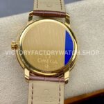 GT Factory Omega De Ville Prestige 424.53.40.20.02.002 39.5mm Gold Leather Strap Gold Roman Number (9) GT Factory Omega De Ville Prestige 424.53.40.20.02.002 39.5mm Yellow Gold Leather Strap Gold Roman Number Silver Dial