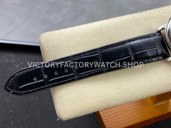 GT Factory Omega De Ville Prestige 424.53.40.20.04.001 39.5mm Steel Leather Strap Blue Roman Numb (8) GT Factory Omega De Ville Prestige 424.53.40.20.04.001 39.5mm Steel Leather Strap Blue Roman Number Silver Dial