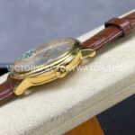 GT Factory Omega De Ville Prestige 424.53.40.20.52.001 39.5mm Gold Leather Strap Gold Roman Number (5) GT Factory Omega De Ville Prestige 424.53.40.20.52.001 39.5mm Yellow Gold Leather Strap Gold Roman Number Silver Dial