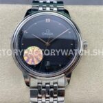 GT Factory Omega De Ville Prestige 434.10.40.20.01.001 40mm full steel black dial rose gold Roman numeral replica watch