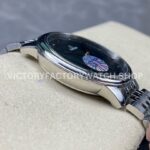 GT Factory Omega De Ville Prestige 434.10.40.20.01.001 40mm Full Steel Rose Gold Point Roman Number Black Dial
