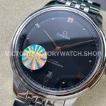 GT Factory Omega De Ville Prestige 434.10.40.20.01.001 40mm Full Steel Rose Gold Point Roman Number Black Dial