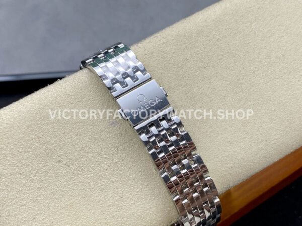 GT Factory Omega De Ville Prestige 434.10.40.20.01.001 40mm Full Steel Rose Gold Point Roman Number Black Dial