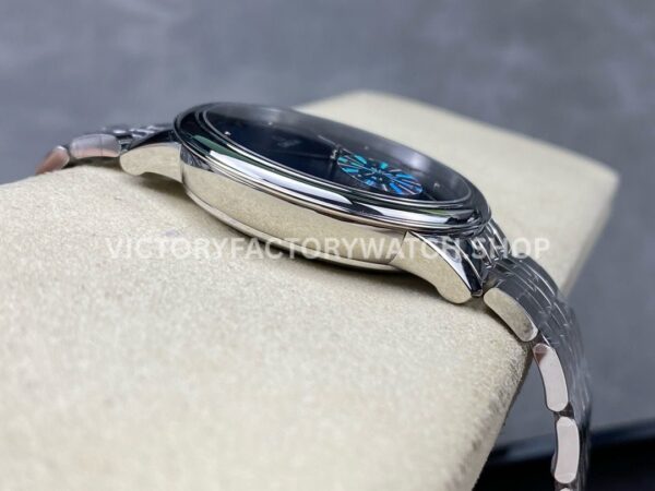 GT Factory Omega De Ville Prestige 434.10.40.20.03.001 40mm Full Steel Point Roman Number Blue Dial