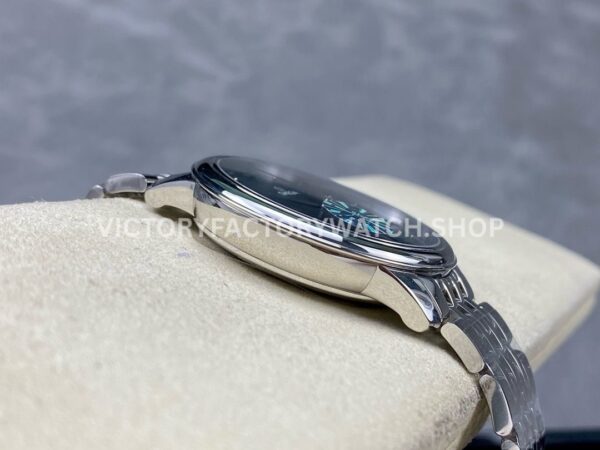 GT Factory Omega De Ville Prestige 434.10.40.20.10.001 40mm Full Steel Point&Roman Number Green Dial (2) GT Factory Omega De Ville Prestige 434.10.40.20.10.001 40mm Full Steel Point Roman Number Green Dial