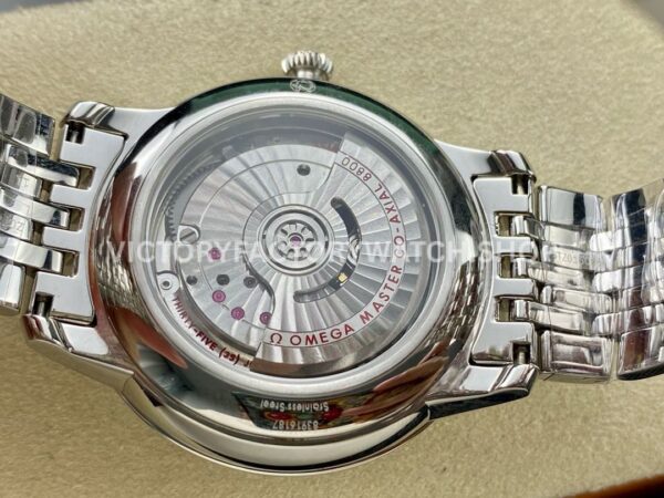GT Factory Omega De Ville Prestige 434.10.40.20.10.001 40mm Full Steel Point&Roman Number Green Dial (4) GT Factory Omega De Ville Prestige 434.10.40.20.10.001 40mm Full Steel Point Roman Number Green Dial
