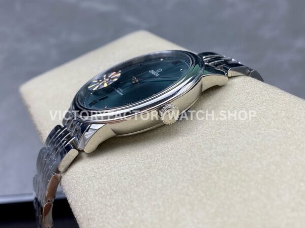 GT Factory Omega De Ville Prestige 434.10.40.20.10.001 40mm Full Steel Point&Roman Number Green Dial (5) GT Factory Omega De Ville Prestige 434.10.40.20.10.001 40mm Full Steel Point Roman Number Green Dial