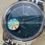 GT Factory Omega De Ville Prestige 434.10.40.20.10.001 40mm Full Steel Point&Roman Number Green Dial (7) GT Factory Omega De Ville Prestige 434.10.40.20.10.001 40mm Full Steel Point Roman Number Green Dial