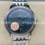 GT Factory Omega De Ville Prestige 434.10.40.20.10.001 40mm Full Steel Point&Roman Number Green Dial (9) GT Factory Omega De Ville Prestige 434.10.40.20.10.001 40mm full steel green dial Roman numeral replica watch