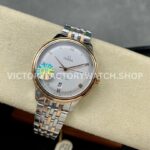 GT Factory Omega De Ville Prestige 434.20.40.20.02.001 40mm Half Rose Gold Steel Rose Gold Point Roman Number White Dial